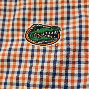 Men's FL Gators Plaid Button-Down Shirt
